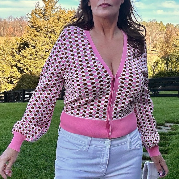 Veronica Beard Sweaters - VERONICA BEARD
Printed Plunge Neckline Sweater w/ Tags
Size: L